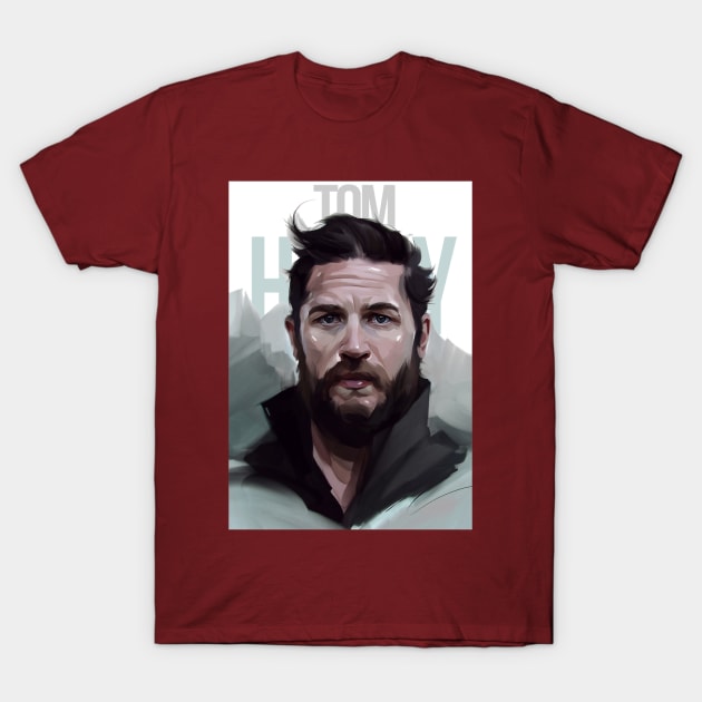 Tom Hardy Unraveling The Depths Of Human Emotions T-Shirt by Nychos's style